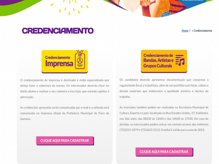 Foto: ReproduÃ§Ã£o/Prefeitura de Feira de Santana - BA