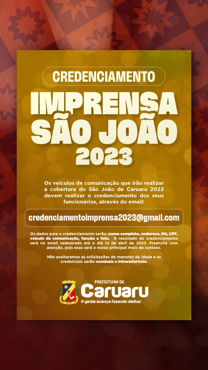 Foto: Reprodução/Prefeitura de Caruaru - PE