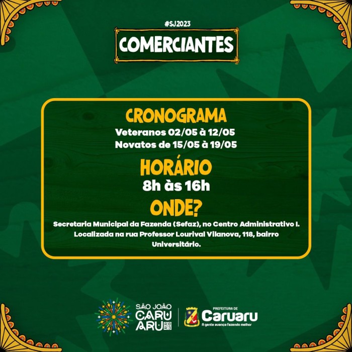 Foto: Reprodução/Prefeitura de Caruaru - PE