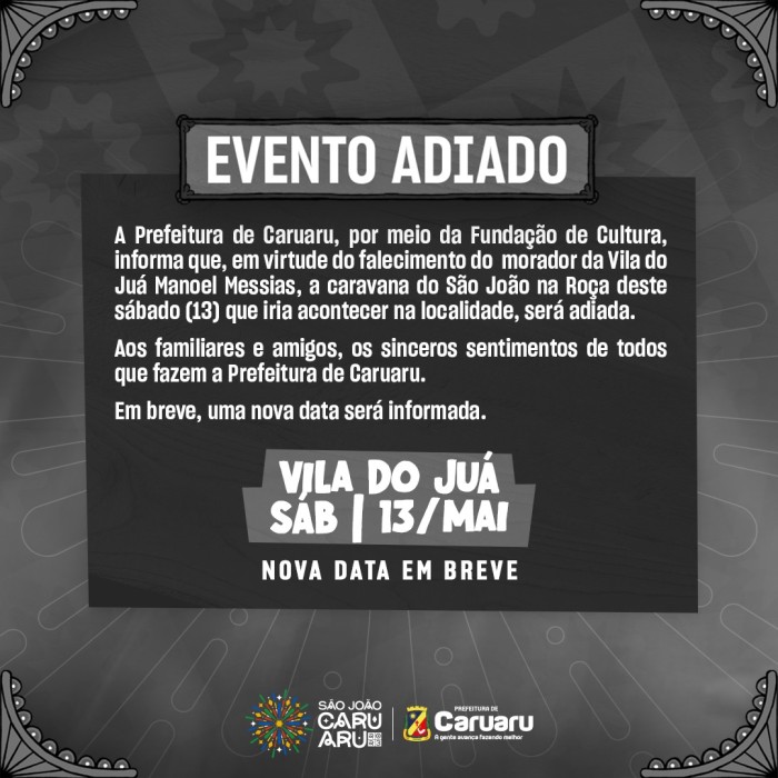 Foto: Reprodução/Prefeitura de Caruaru - PE