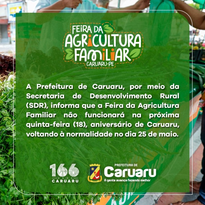 Foto: Reprodução/Prefeitura de Caruaru - PE