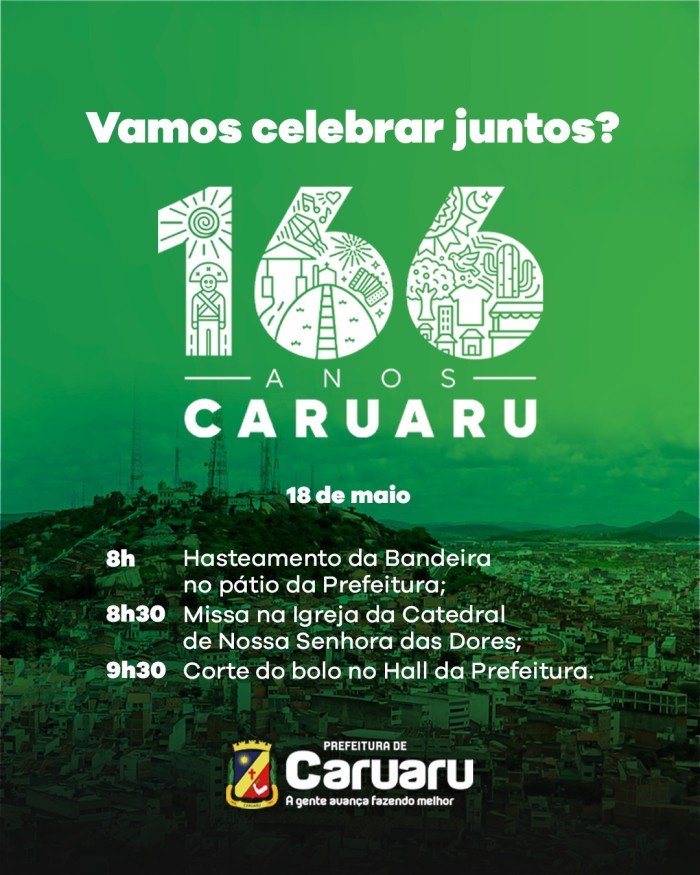 Foto: Reprodução/Prefeitura de Caruaru - PE