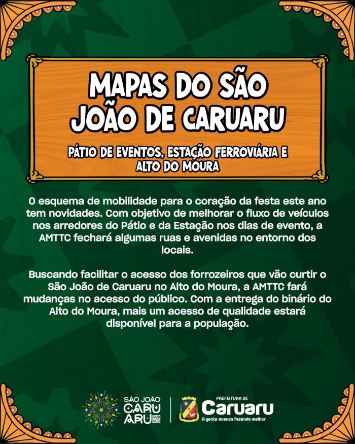 Foto: Reprodução/Prefeitura de Caruaru - PE