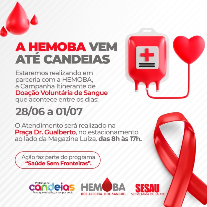 Foto: Reprodução/Prefeitura de Candeias - BA