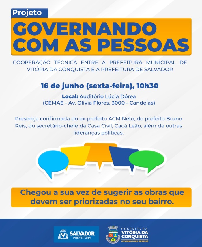 Foto: Reprodução/Prefeitura Mun. Vitória da Conquista - BA