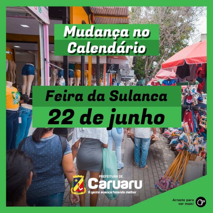 Foto: Reprodução/Prefeitura de Caruaru - PE