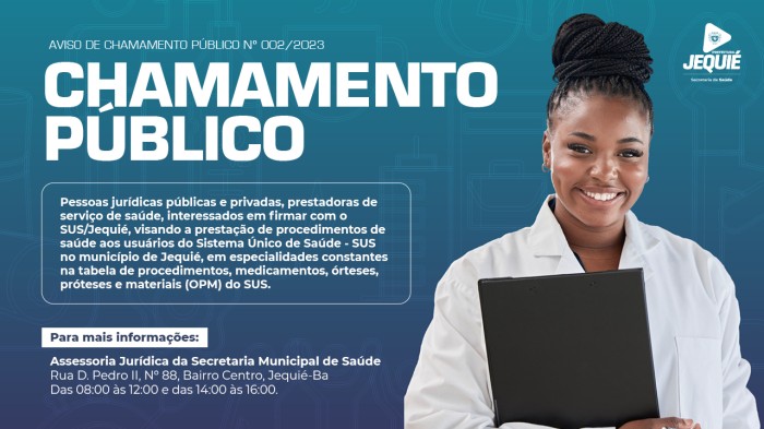 Foto: Reprodução/Prefeitura de Jequié - BA