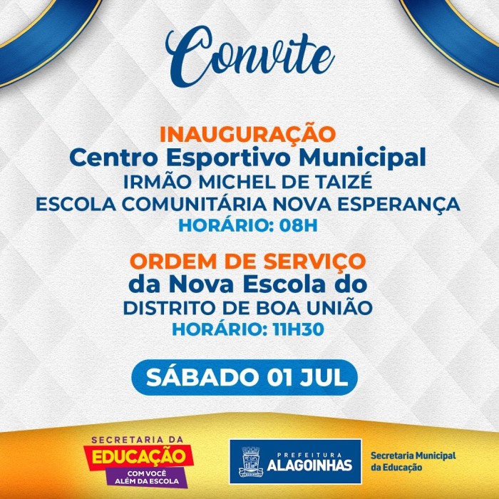Foto: Reprodução/Prefeitura de Alagoinhas - BA