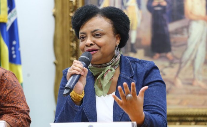 Nilma Lino defendeu a continuidade e o aprimoramento das políticas de cotas - (Foto: Vinicius Loures/Câmara dos Deputados)