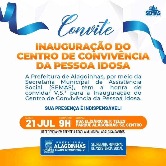 Foto: Reprodução/Prefeitura de Alagoinhas - BA