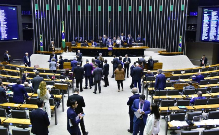Sessão do Plenário da Câmara dos Deputados desta terça-feira - (Foto: Zeca Ribeiro/Câmara dos Deputados)