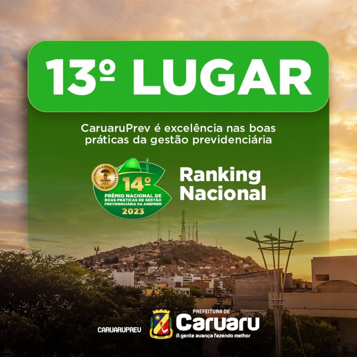 Foto: Reprodução/Prefeitura de Caruaru - PE