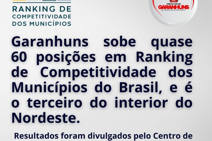 Foto: Reprodução/Prefeitura de Garanhuns - PE