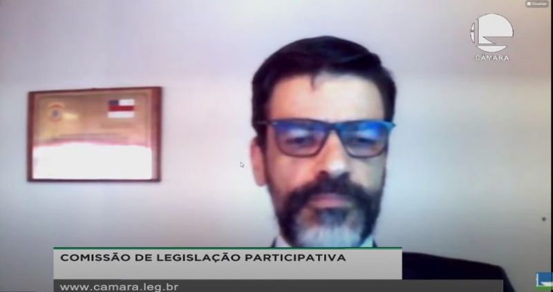 O delegado Alexandre Saraiva, da PF - (Foto: Youtube/Reprodução 26.04.2021)