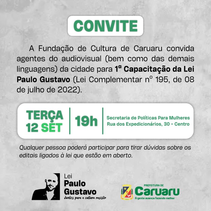 Foto: Reprodução/Prefeitura de Caruaru - PE