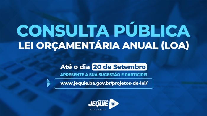 Foto: Reprodução/Prefeitura de Jequié - BA