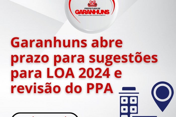 Foto: Reprodução/Prefeitura de Garanhuns - PE