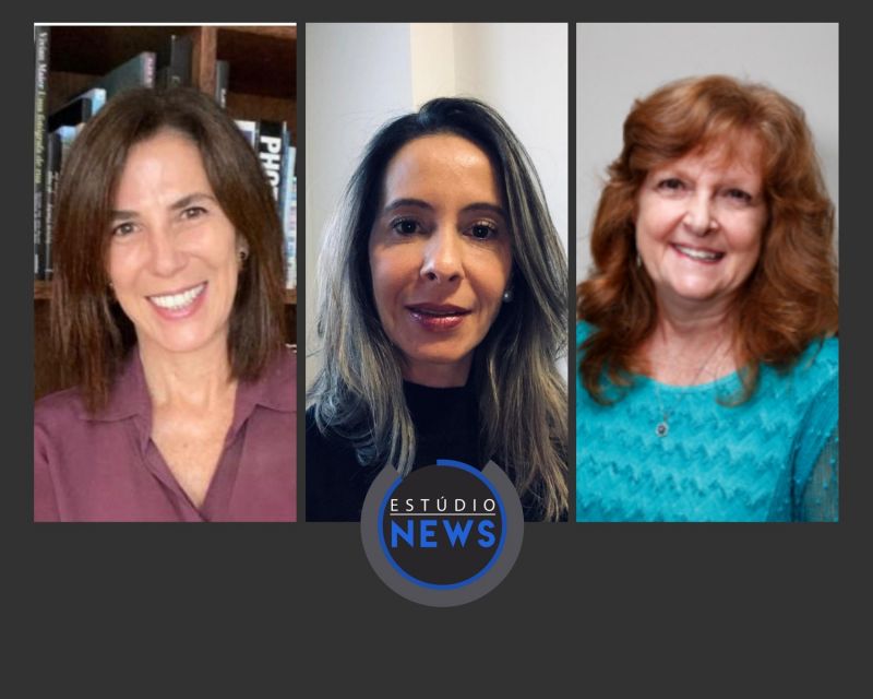 Luciana Temer, Mônica Gonzaga Arnoni e Renata Waksman - (Foto: Divulgação)