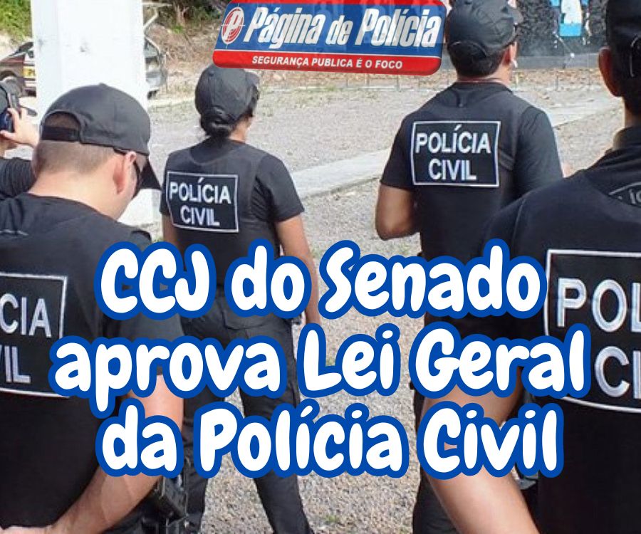 CCJ do Senado aprova Lei Geral da Polícia Civil, que unifica a estrutura da instituição policial