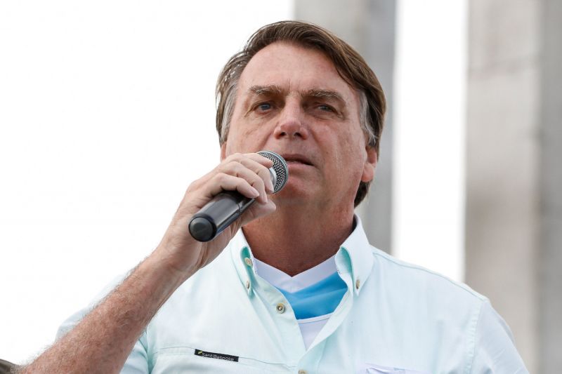 Bolsonaro havia reagido a morte com um emoji, três horas antes - (Foto: Alan Santos/PR - 13.05.2021)
