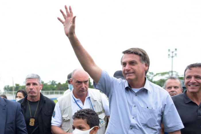 Bolsonaro em visita ao Acre - (Foto: Foto: DIEGO GURGEL/ISHOOT/ESTADÃO CONTEÚDO 24.02.2021)