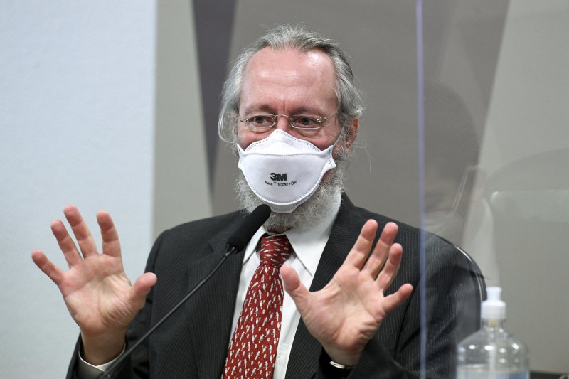 O médico sanitarista Claudio Maierovitch - (Foto: Jefferson Rudy/Agência Senado - 11.06.2021)