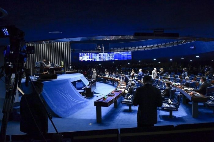Plenário do Senado deve analisar PEC que viabiliza novo auxílio - (Foto: Waldemir Barreto/Agência Senado-24/02/2021)