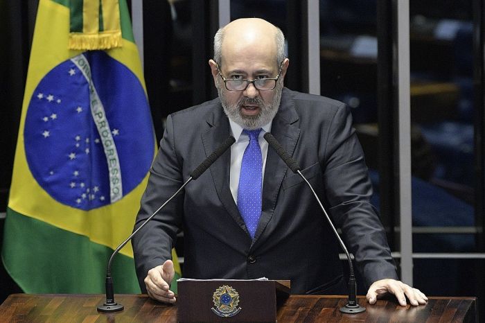 Presidente da Record TV discute as fake news - (Foto: Pedro França/Agência Senado)