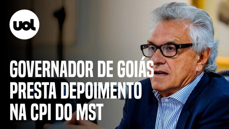 CPI do MST ao vivo: Governador de Goiás, Ronaldo Caiado, presta depoimento; acompanhe audiência