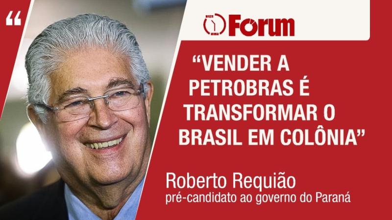 Requião diz que novo presidente da Petrobras é lobista e contra os interesses do Brasil