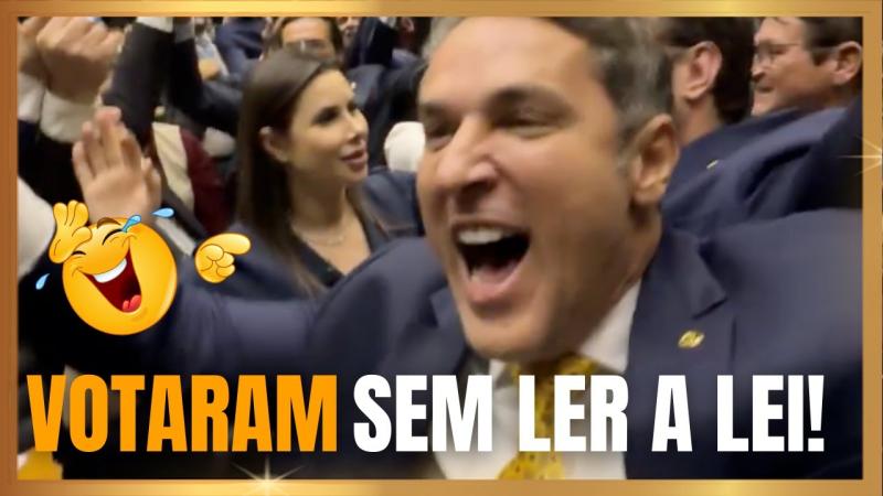 Deputados bolsonaristas comemoram lei contra eles mesmos SEM PERCEBER