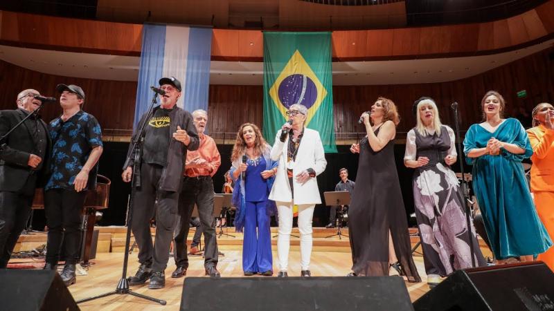 Concierto de la Hermandad Argentino Brasileña con el presidente Lula da Silva