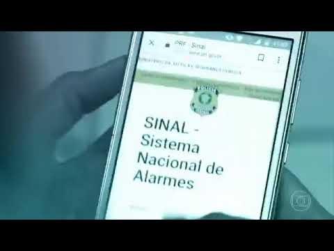 Sinal PRF - Sistema da Polícia Rodoviária Federal para recuperar carros roubados