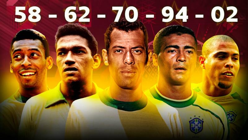 BRASIL PENTA: relembre os 5 títulos de Copa do Mundo