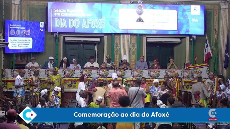 Sessão Especial em comemoração ao Dia do Afoxé