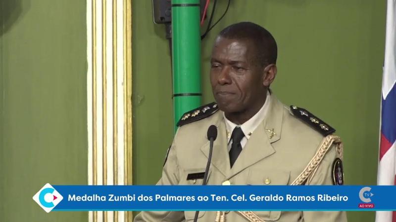 Sessão Solene Medalha Zumbi dos Palmares ao Tenente Coronel Geraldo Ramos Ribeiro