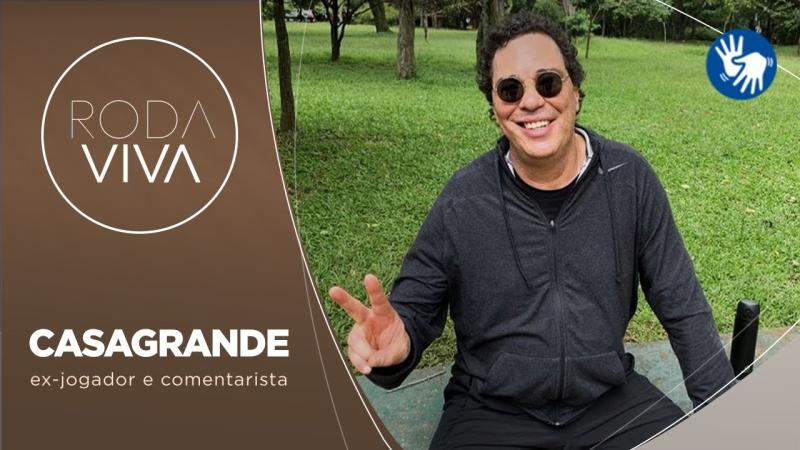 No Roda Viva (09.05.2022), a jornalista Vera Magalhães recebe o ex-jogador e comentarista Casagrande.