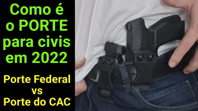 Como é o PORTE DE ARMA para Civis em 2022 - CAC pode Portar na Cintura? Quais as Regras?