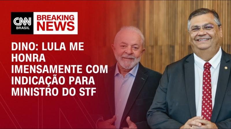 ino agradece a Lula por indicação ao STF e fala em buscar apoio de senadores 