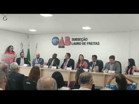 IPC Jerenaldo Borges e o DPC Joelson Reis, são homenageados pela OAB/Lauro de Freitas